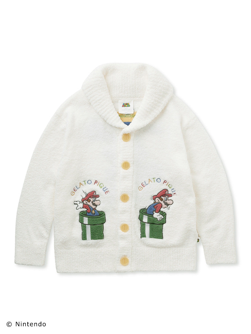SUPER MARIO™️ UNISEX Baby Moco Jacquard Shawl Cardigan