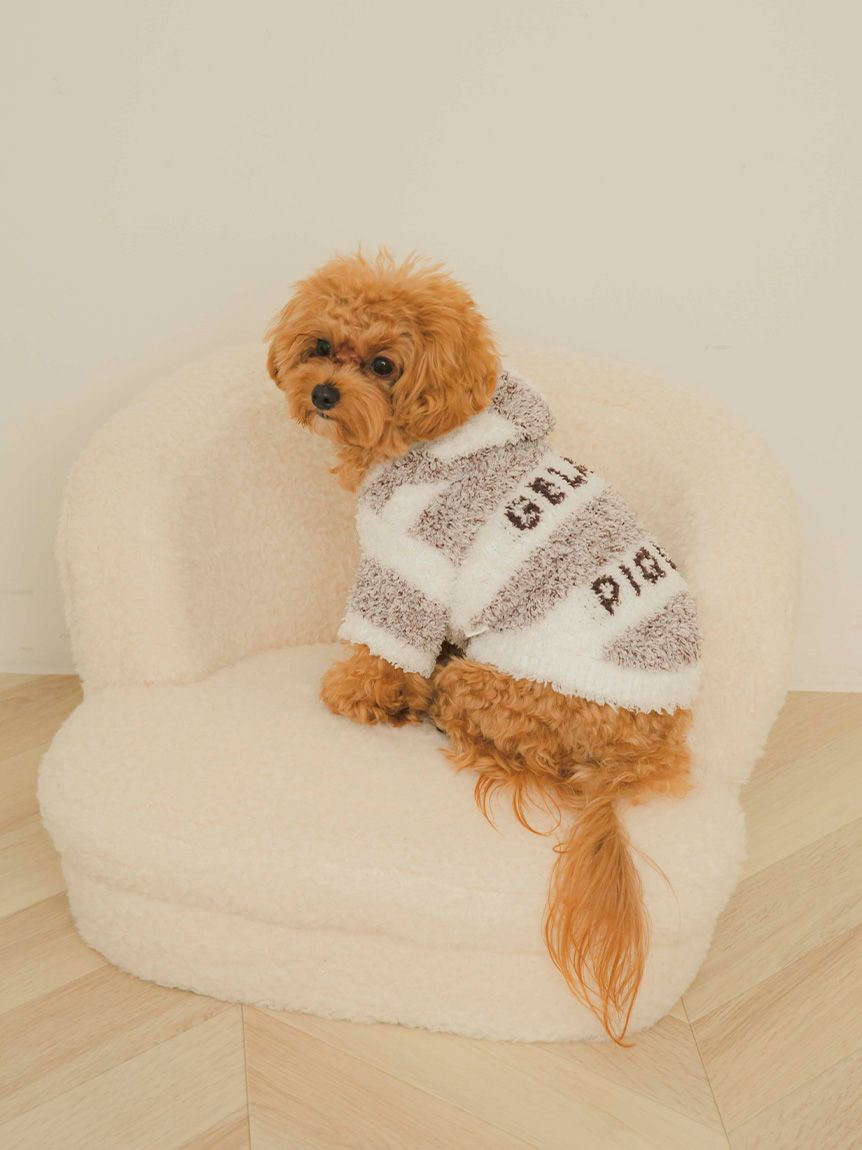 [CAT&DOG] Gelato Melange 2 Border Hoodie Pet Clothes