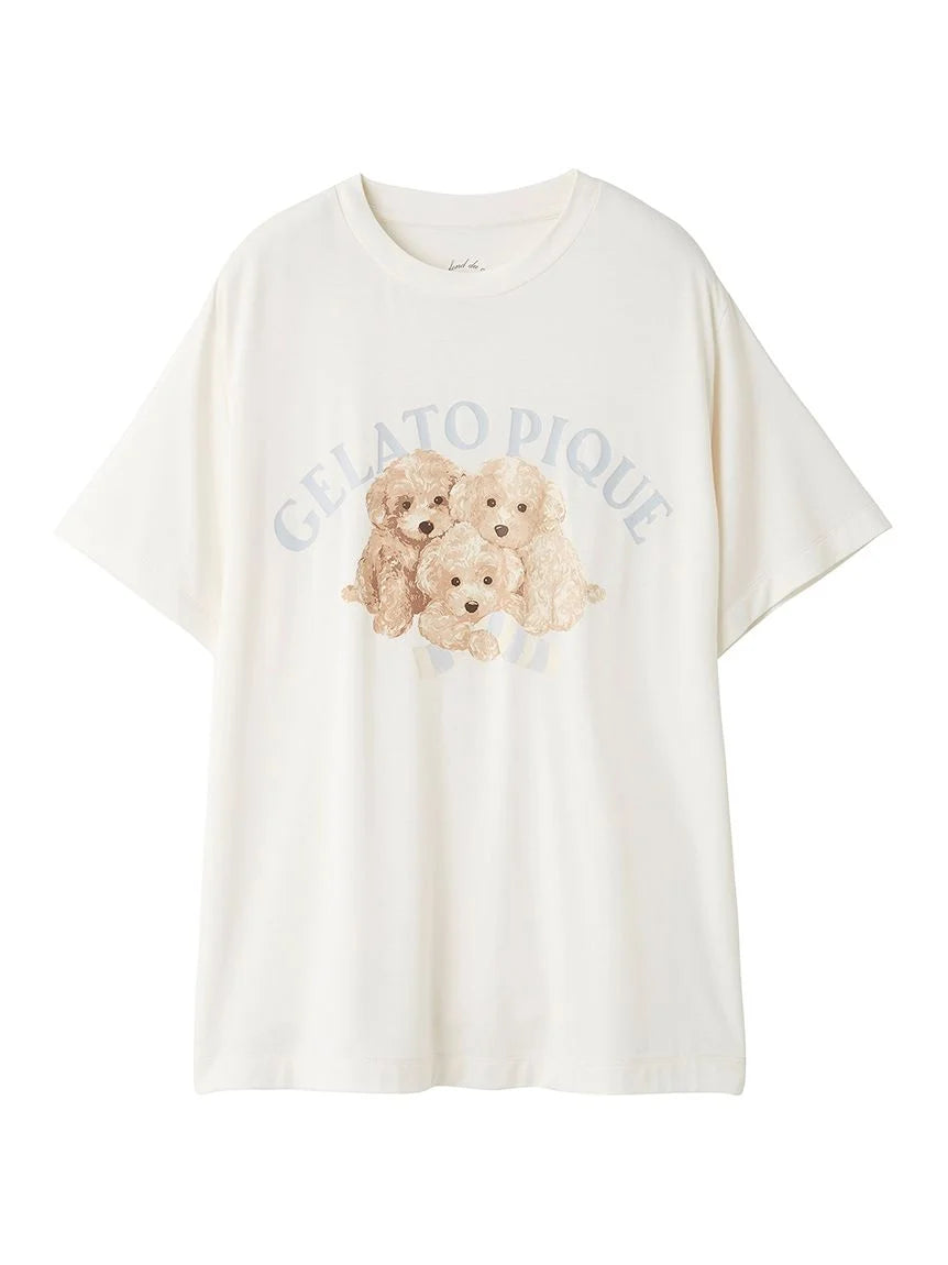 Toy Poodle Motif Lounge T-shirt