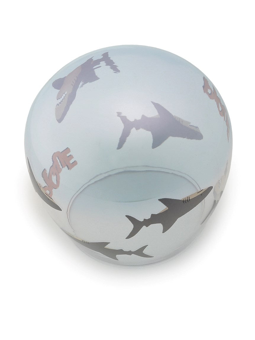 Shark Pattern Drinking Glass