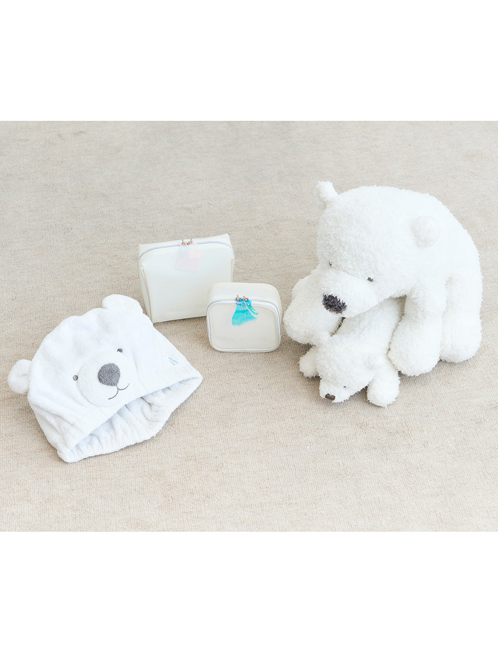 Vinyl Polar Bear Pouch Bag