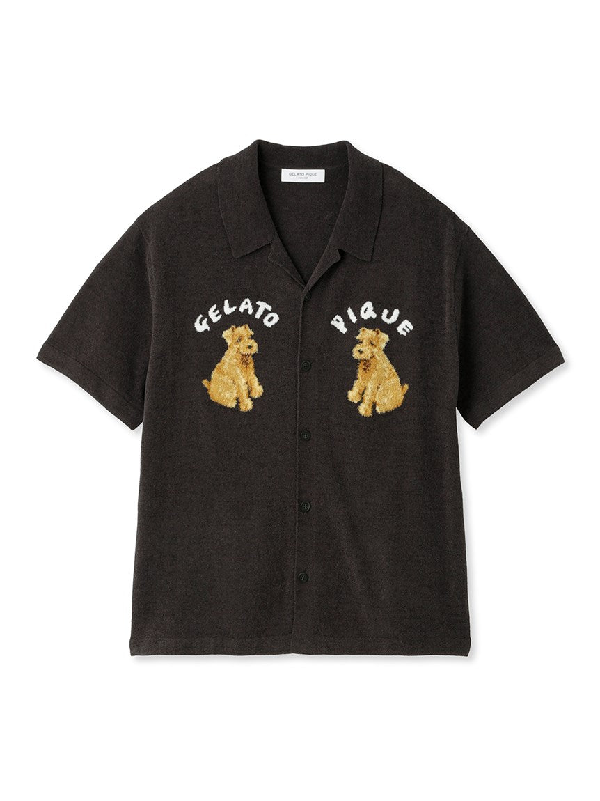 Men's Schnauzer Jacquard Shirt