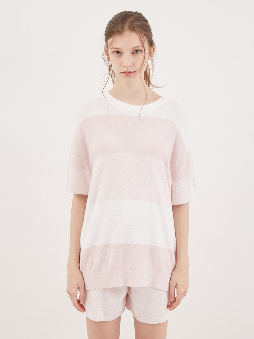 Smoothie Lite 3 Striped Short-Sleeved Pullover