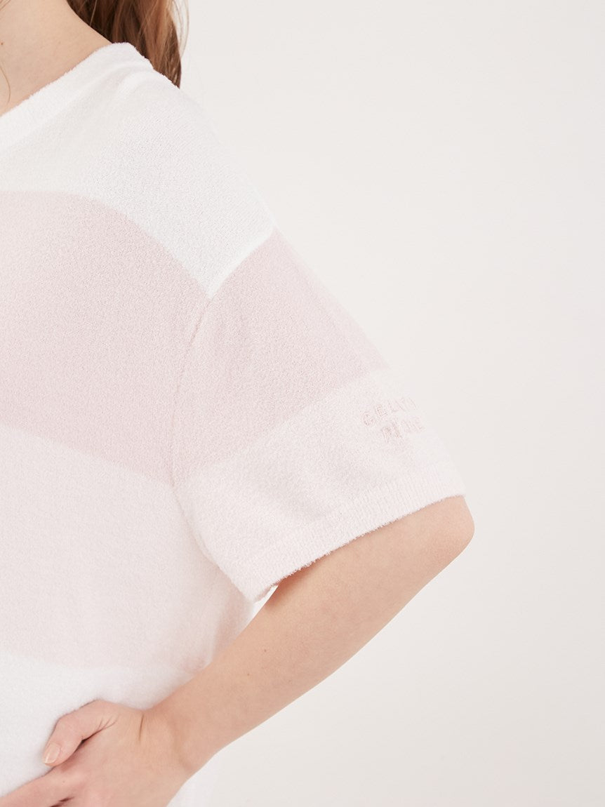 Smoothie Lite 3 Striped Short-Sleeved Pullover