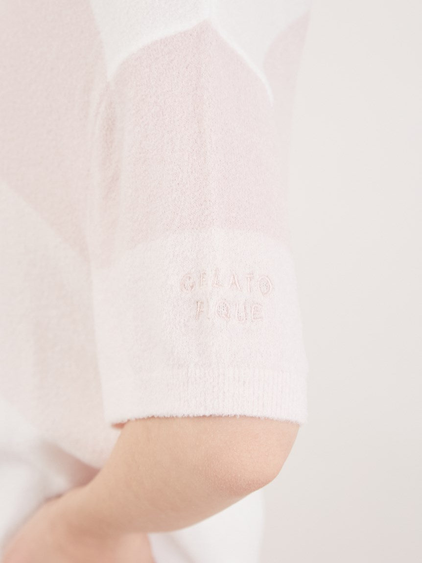 Smoothie Lite 3 Striped Short-Sleeved Pullover