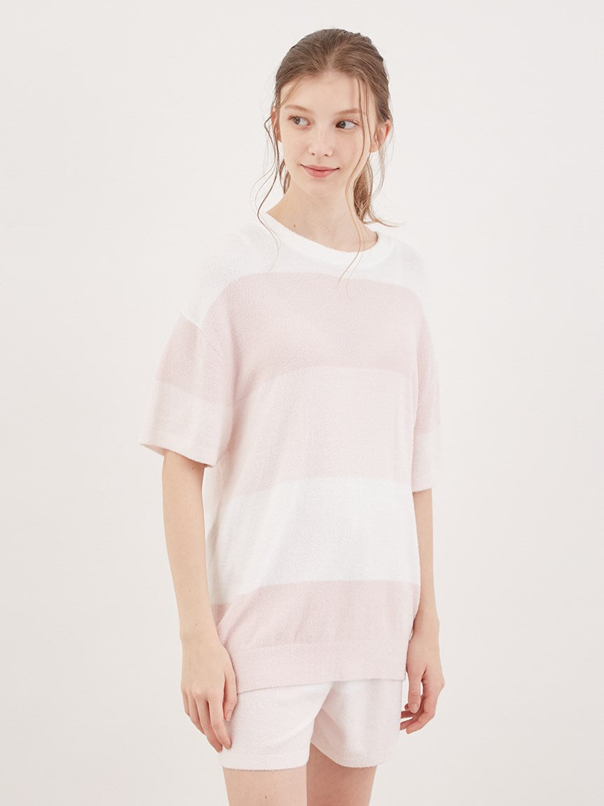 Smoothie Lite 3 Striped Short-Sleeved Pullover