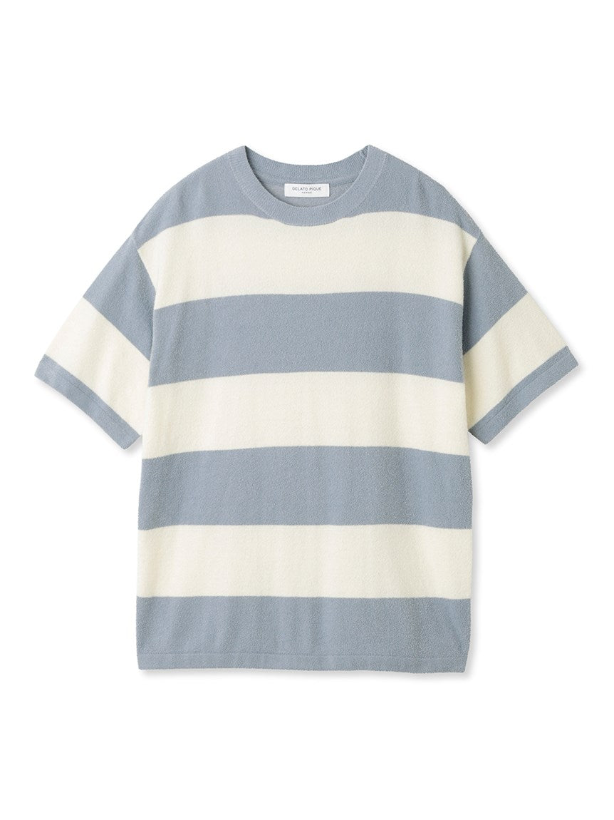 Smoothie Lite 2 Border Men's Short Sleeve Sweatshirt