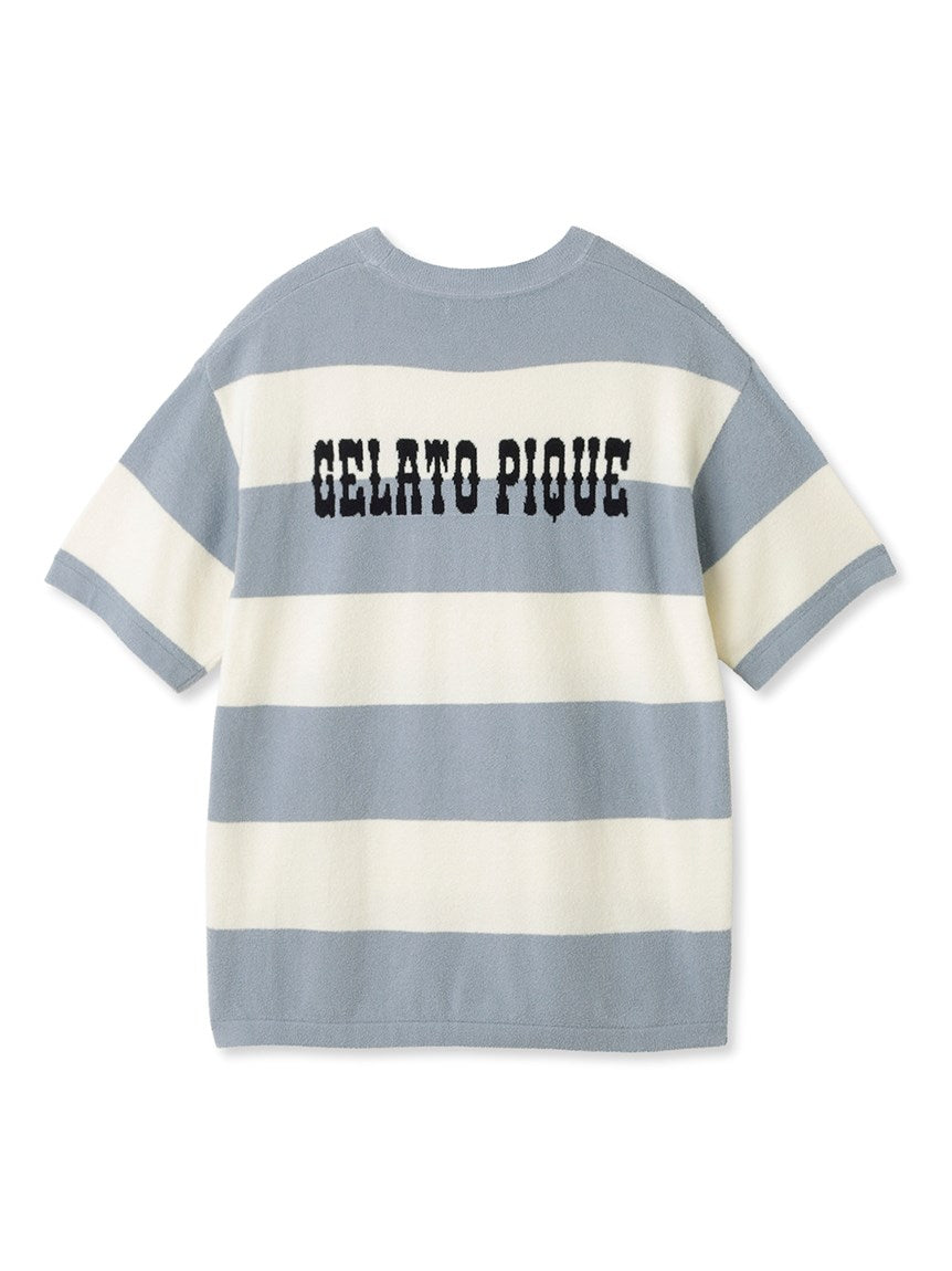 Smoothie Lite 2 Border Men's Short Sleeve Sweatshirt