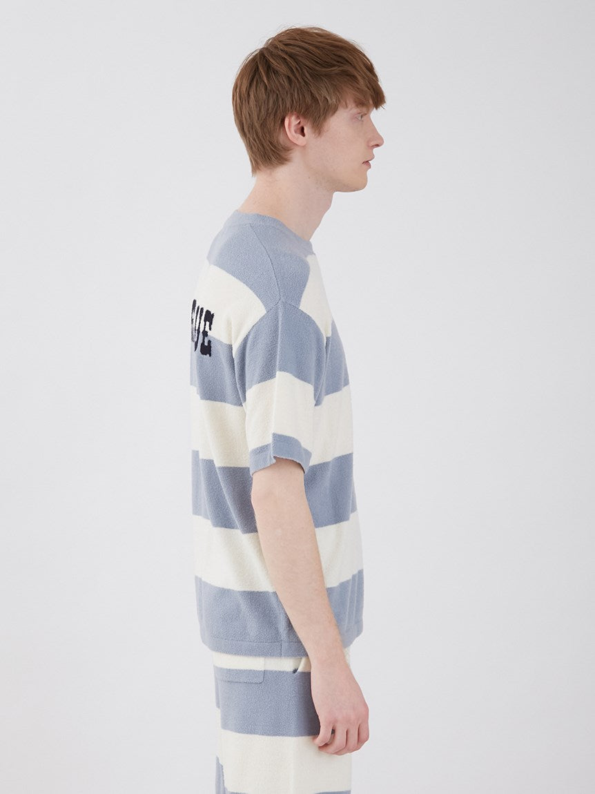 Smoothie Lite 2 Border Men's Short Sleeve Sweatshirt