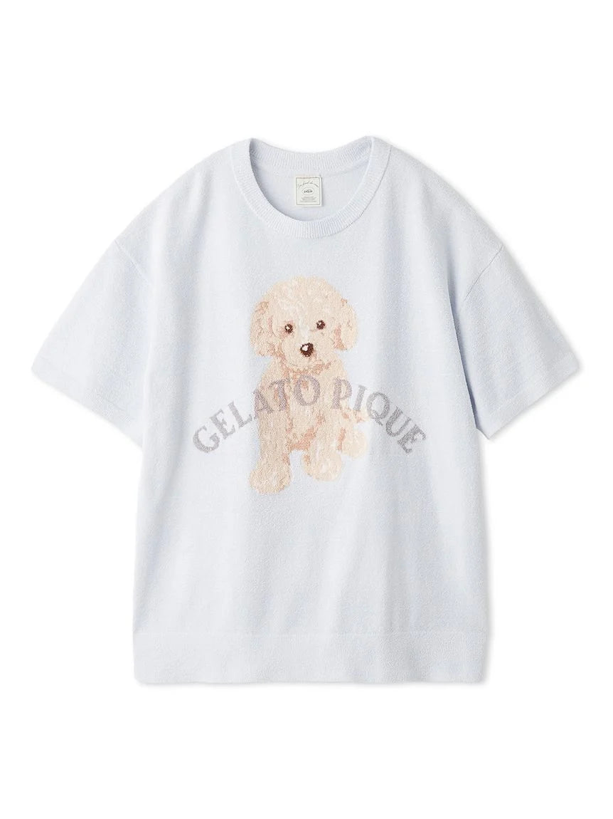 Toy Poodle Jacquard Pullover