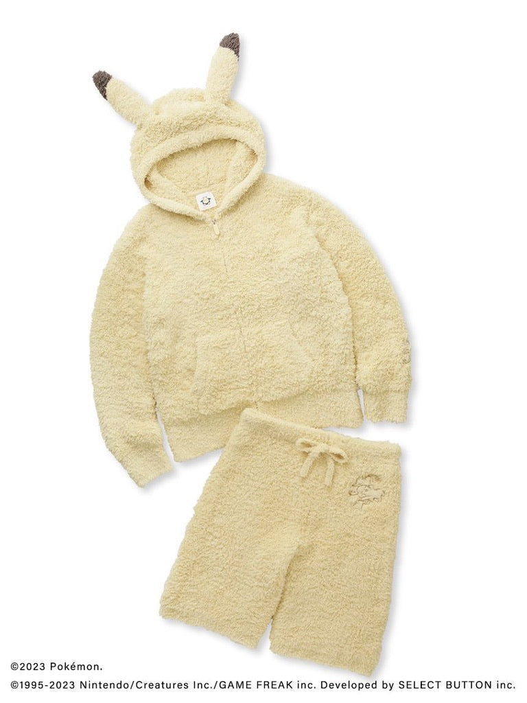 [Pokémon Sleep][Men's] GELATO Pikachu Hoodie & Shorts Set