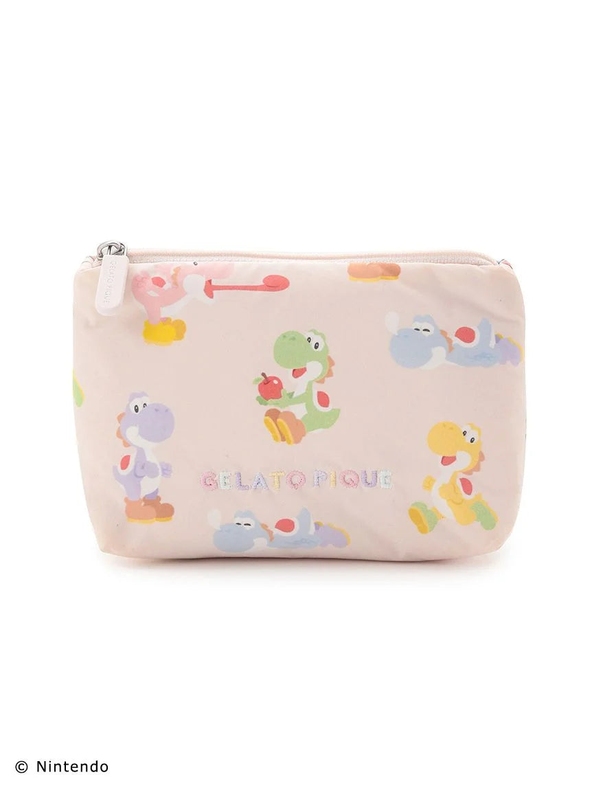 [SUPER MARIO] Toad & Yoshi Pattern Tissue Pouch