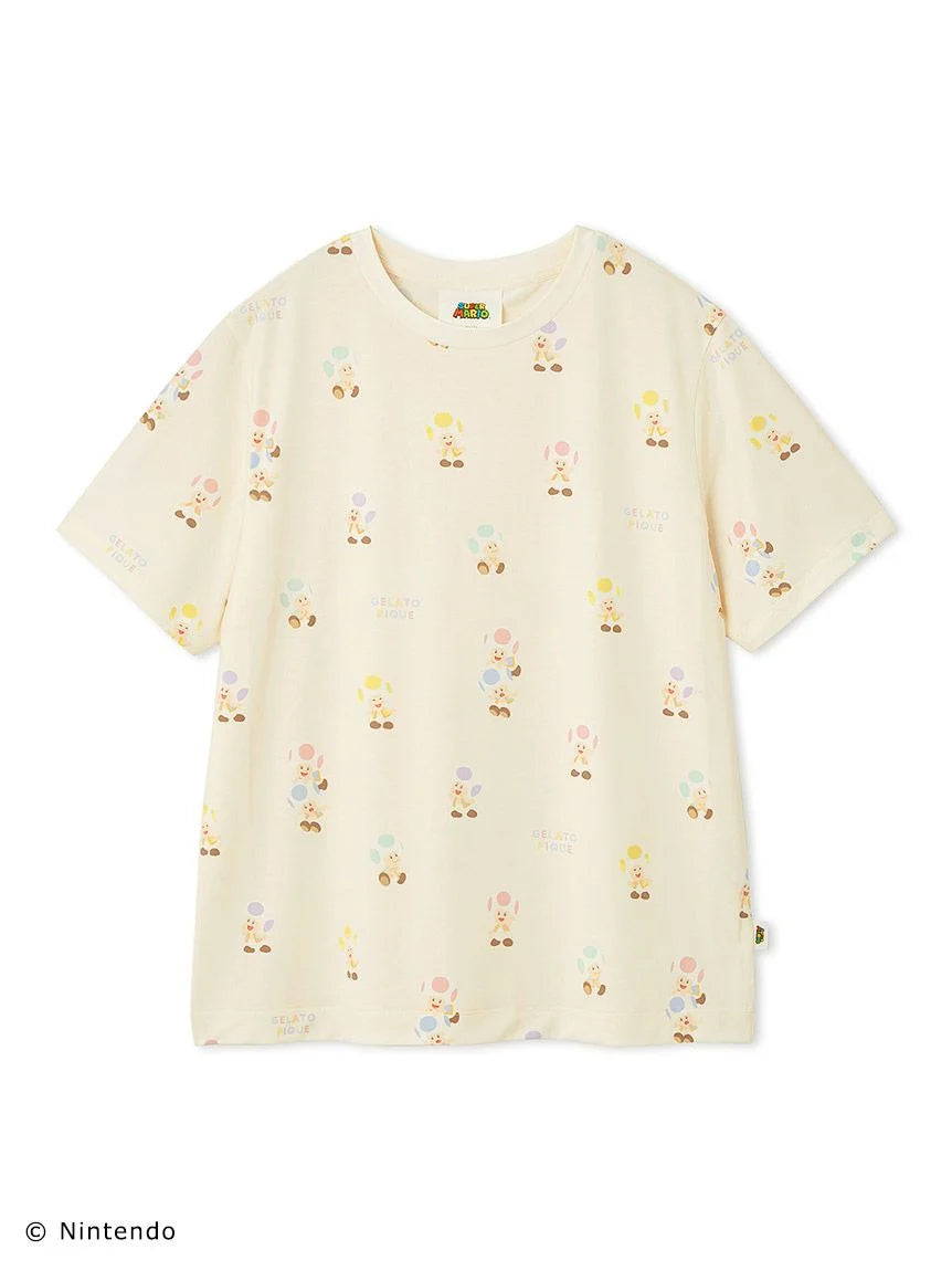 [SUPER MARIO] [WOMENS] Toad & Yoshi T-shirt