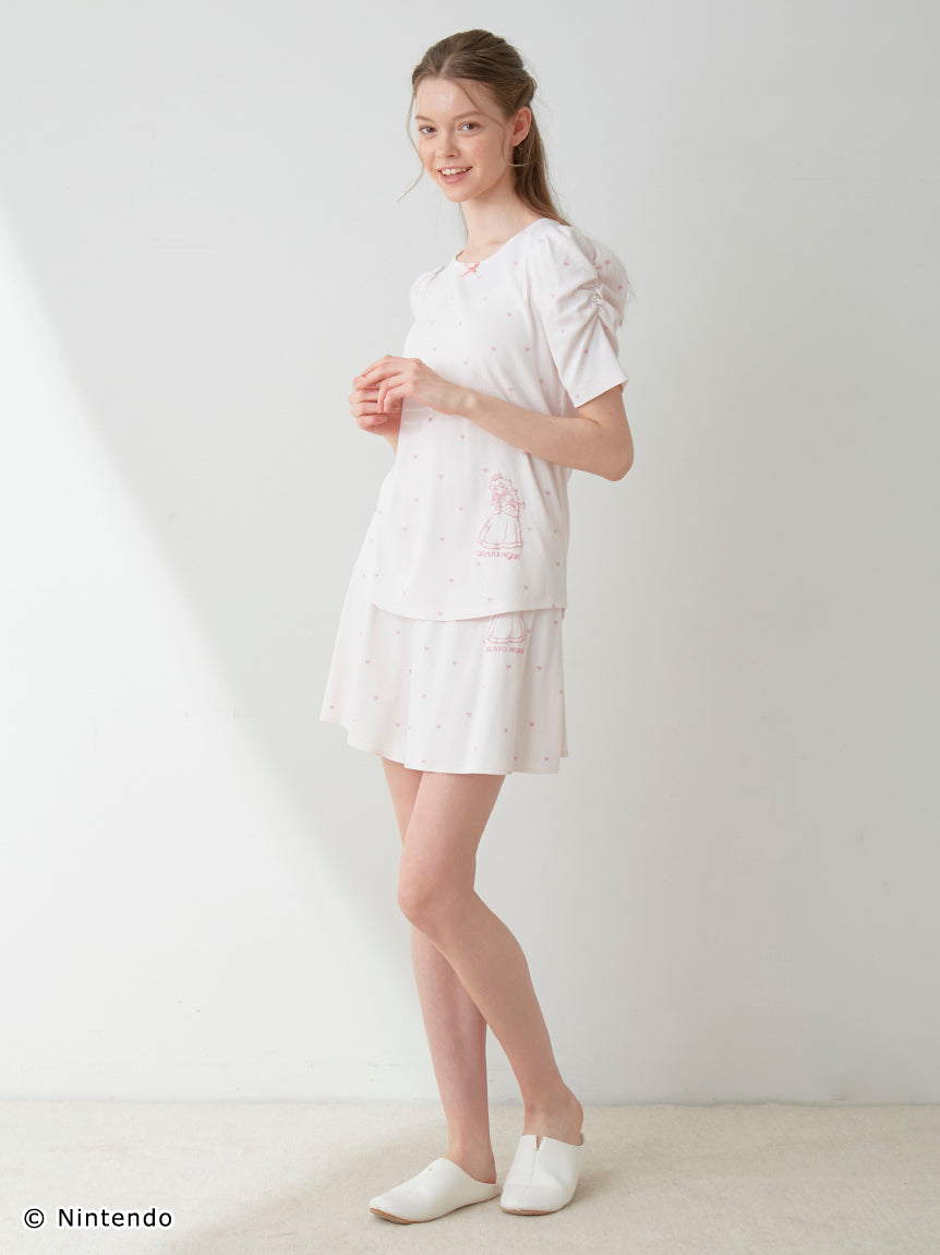 Peach Collection Flared Lounge Shorts