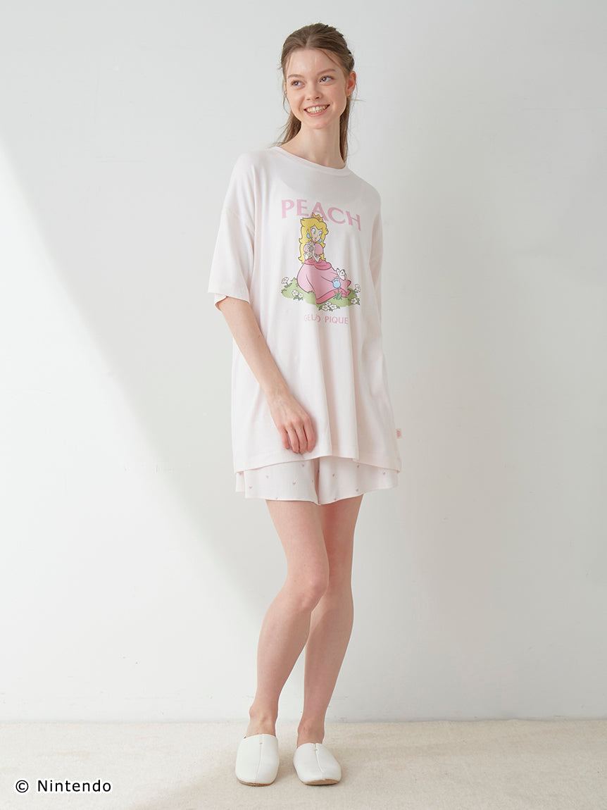 Peach Collection Flared Lounge Shorts