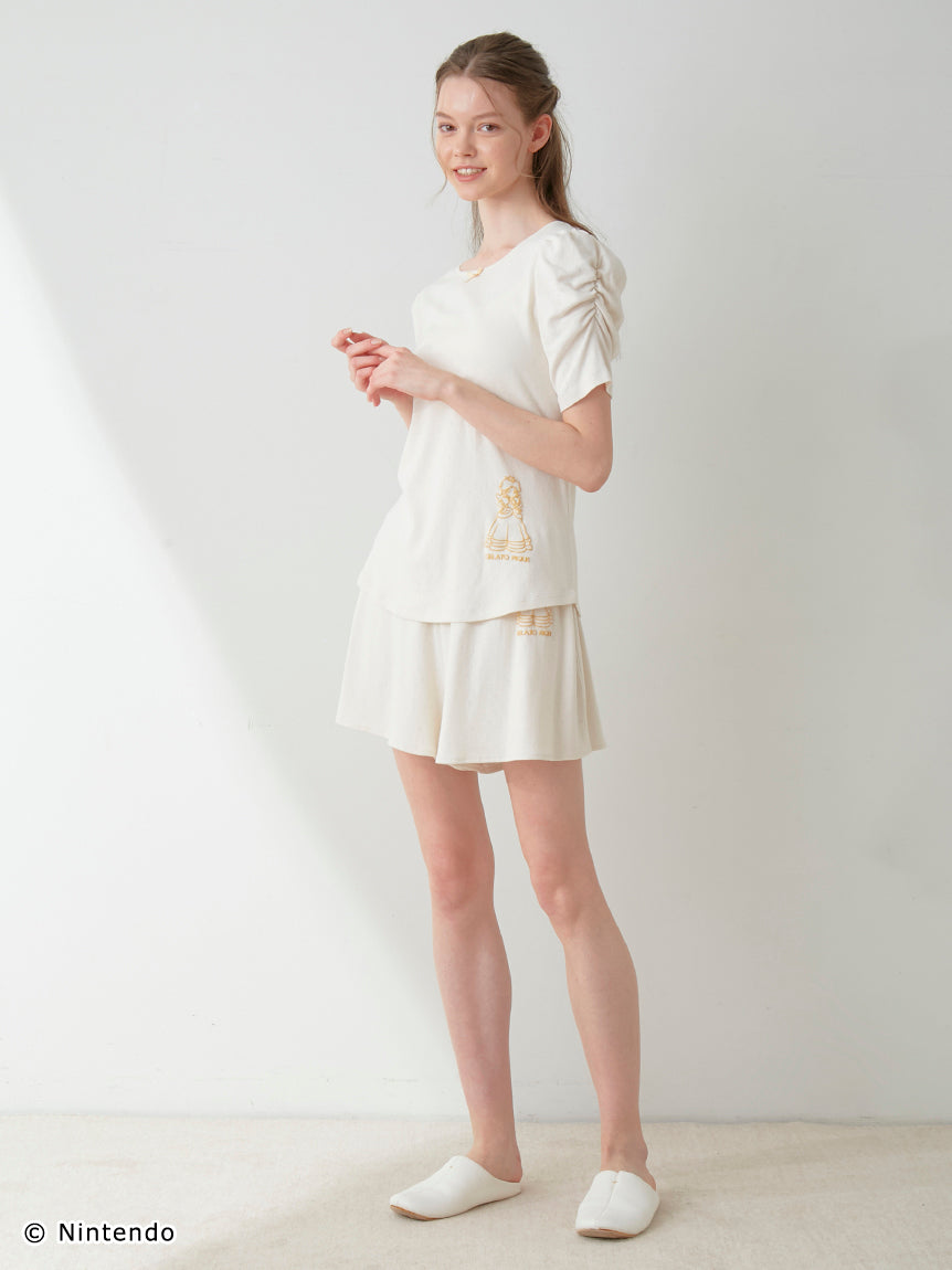 Peach Collection Flared Lounge Shorts