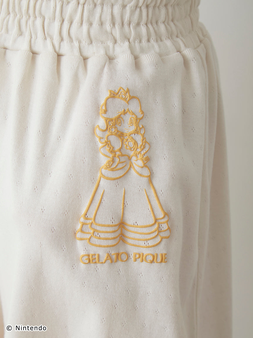 Peach Collection Flared Lounge Shorts