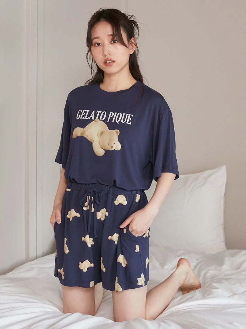 COOL Bear One-point T-shirt & Shorts Set