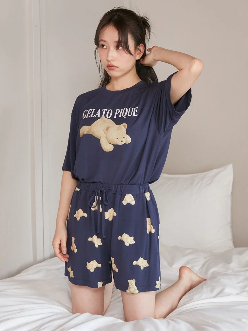 COOL Bear One-point T-shirt & Shorts Set
