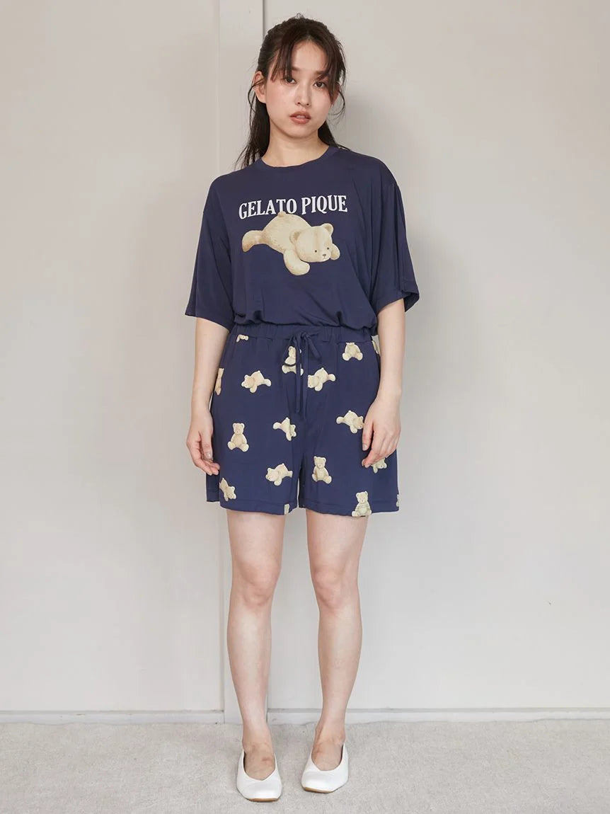 COOL Bear One-point T-shirt & Shorts Set