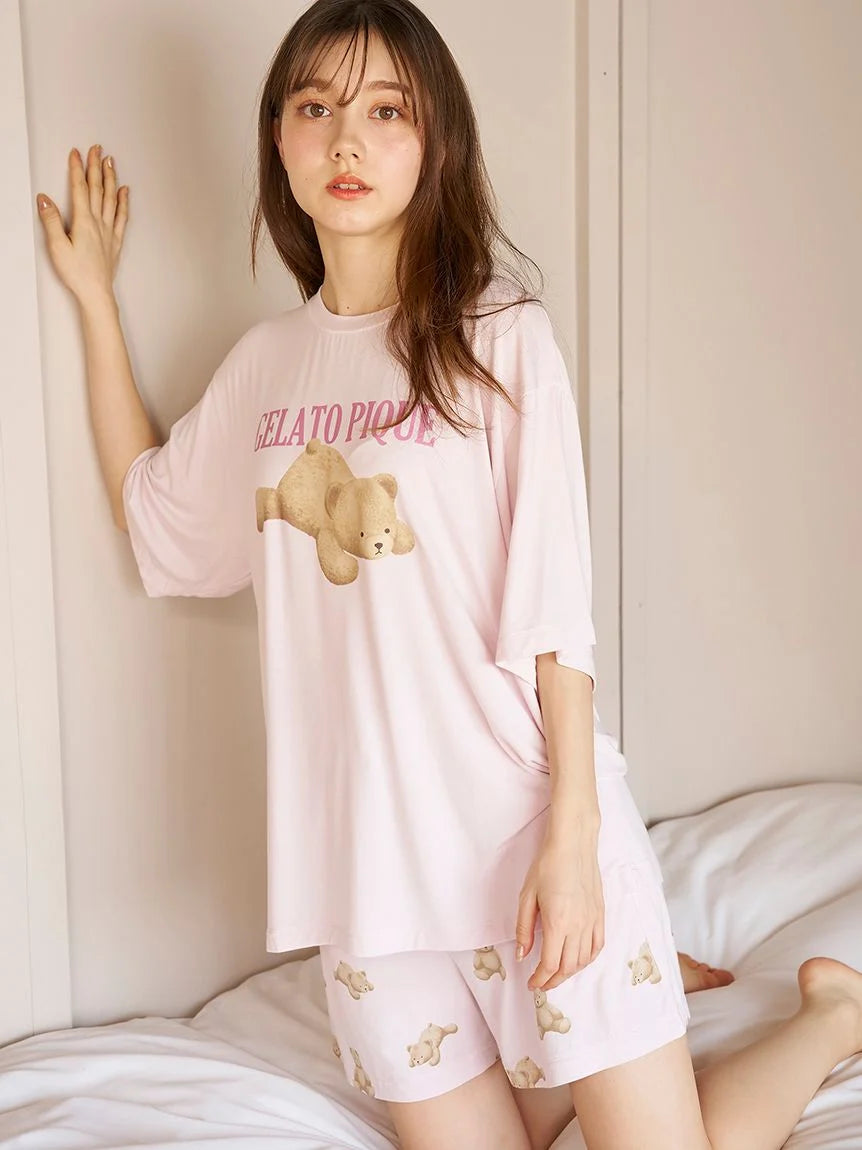 COOL Bear One-point T-shirt & Shorts Set