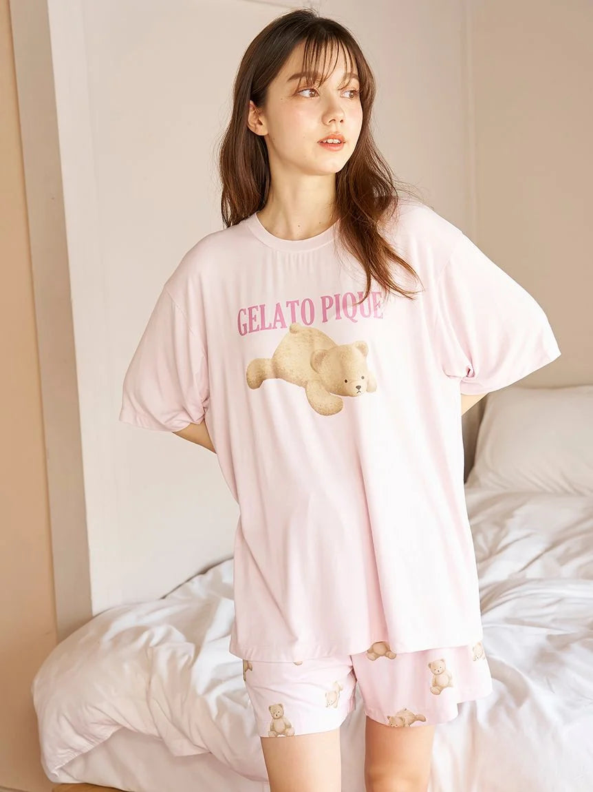 COOL Bear One-point T-shirt & Shorts Set