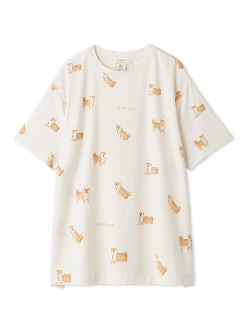 Shiba Motif Lounge T Shirt