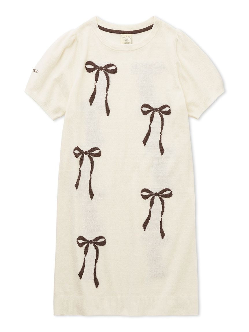 Ribbon Jacquard Lounge Dress