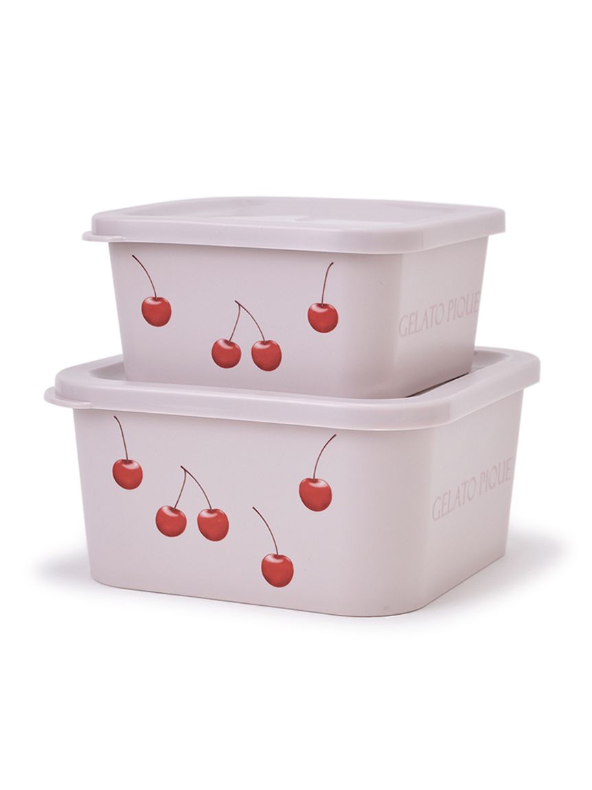 3-Pattern Square Tupperware Containers