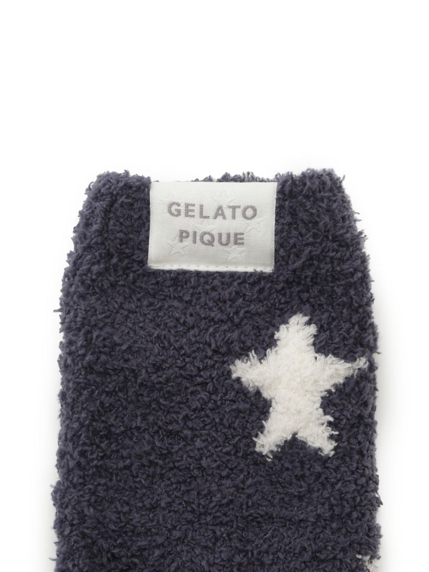 Powder Star Jacquard MENS Fuzzy Socks