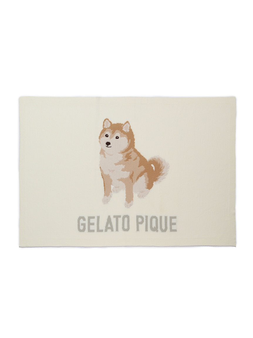 Shiba Motif Lap Blanket
