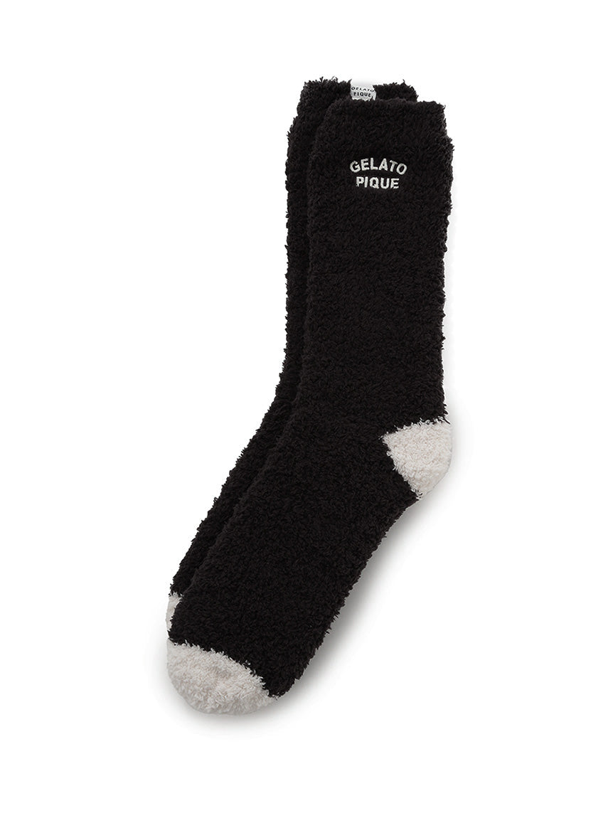 Chocolate & Framboise MENS Baby Moco Fuzzy Socks