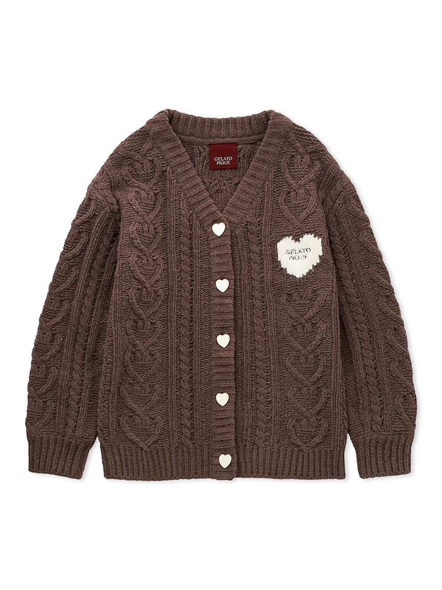 Heart Aran Cozy Cardigan
