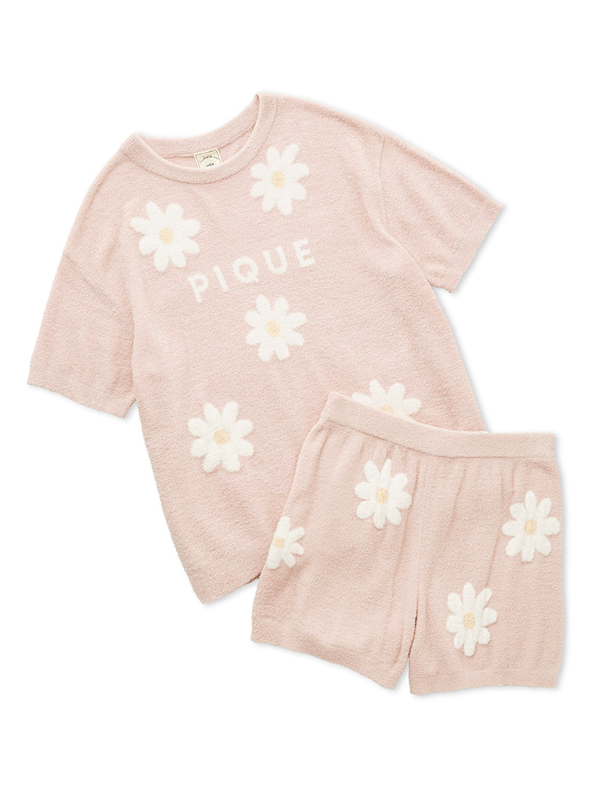 Smoothie Daisy Pullover & Shorts Loungewear Set