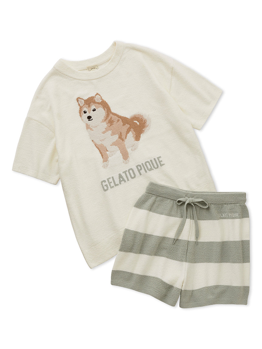Shiba Pullover & Shorts Loungewear Set