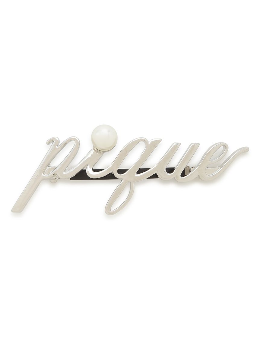 Metal Logo Barrette