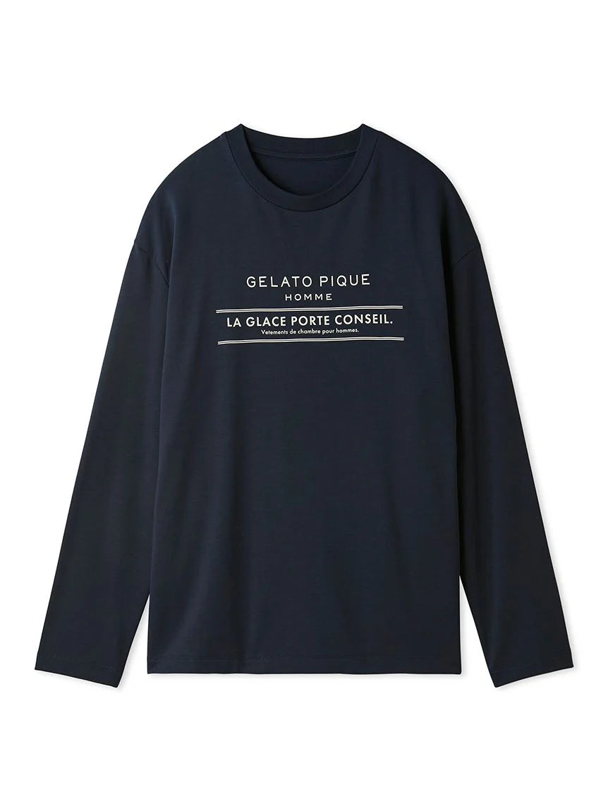 MEN's Inlay Logo Long-Sleeve T-Shirt
