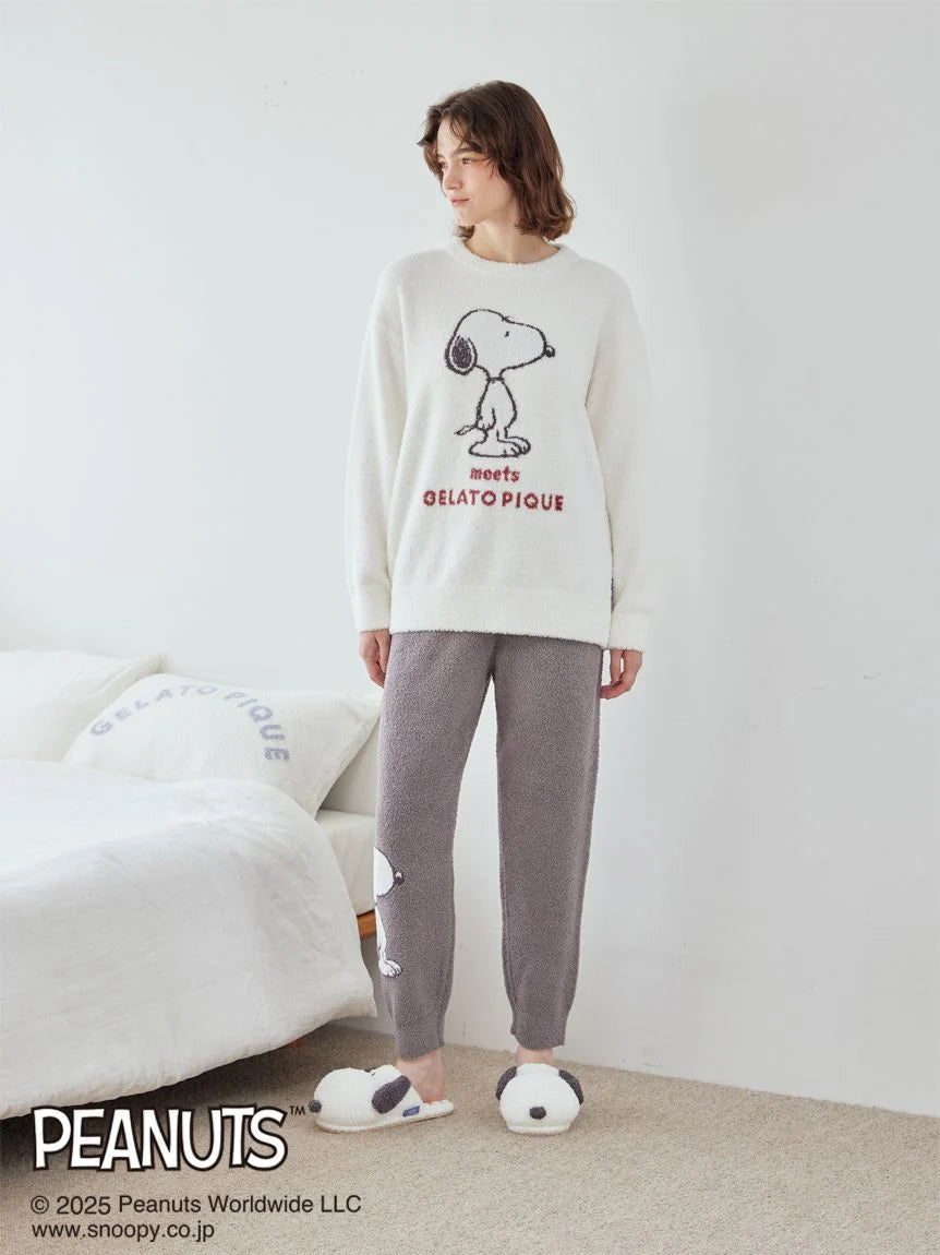 [PEANUTS] Baby Moco Jacquard Pullover & Pants Set - Gelato Pique