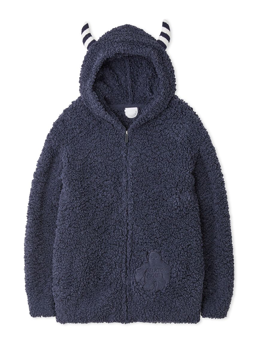 PIQUE MONSTER Mens Horned Zip up Hoodie Jacket